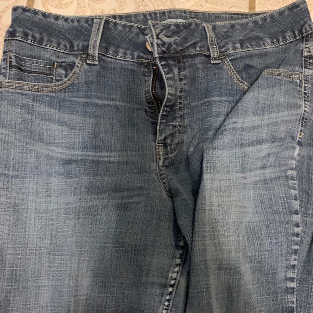 Dark wash blue/grey jeans